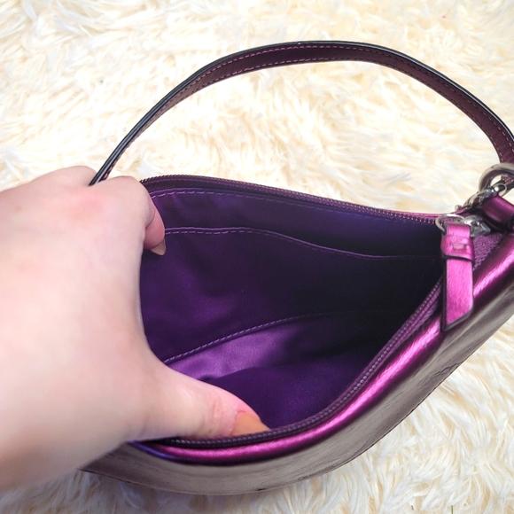 Coach Metallic Large Wristlet - Picture 5 of 8